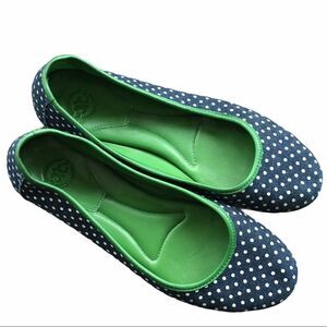 JOHNSTON & MURPHY Polka Dot Ballet Flat Shoes 9.5